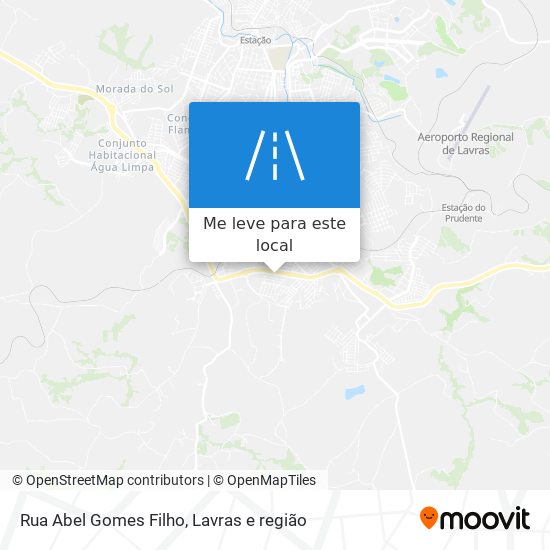 Rua Abel Gomes Filho mapa
