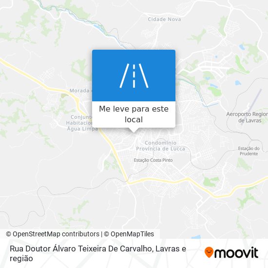 Rua Doutor Álvaro Teixeira De Carvalho mapa