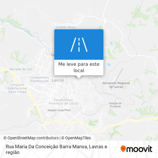 Rua Maria Da Conceição Barra Mansa mapa