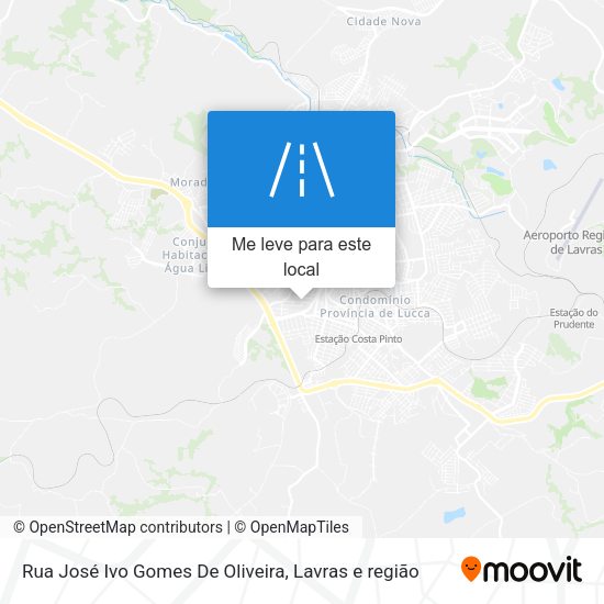 Rua  José Ivo Gomes De Oliveira mapa
