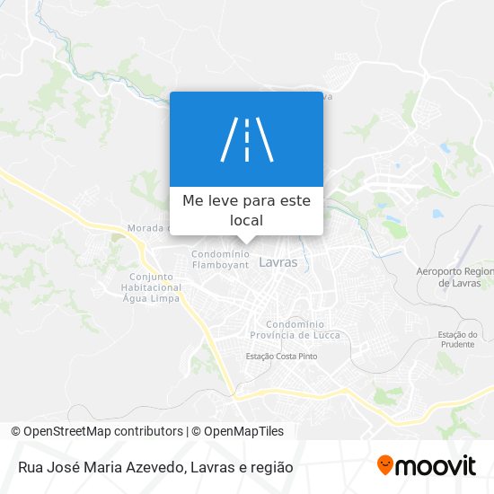 Rua José Maria Azevedo mapa