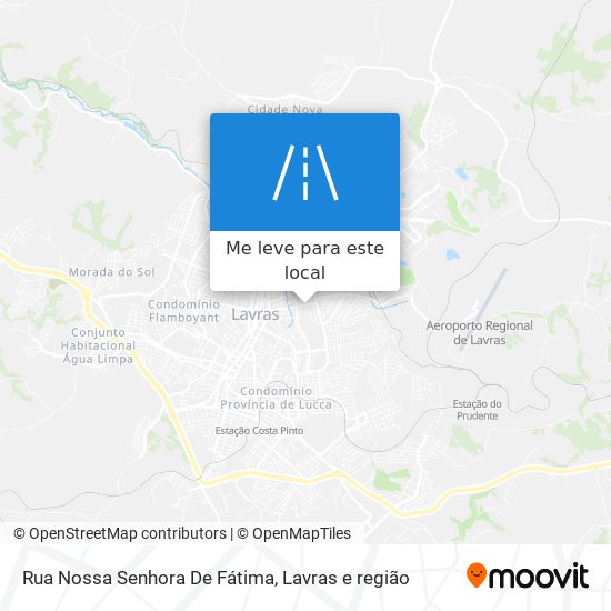 Rua Nossa Senhora De Fátima mapa