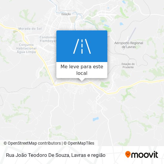 Rua João Teodoro De Souza mapa