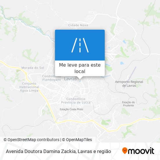 Avenida Doutora Damina Zackia mapa