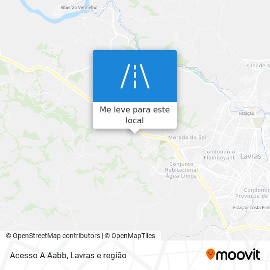 Acesso A Aabb mapa