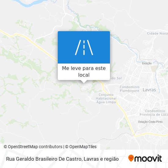 Rua Geraldo Brasileiro De Castro mapa