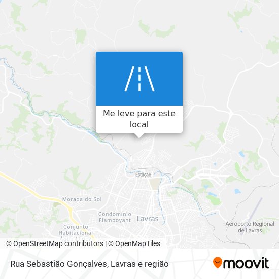 Rua Sebastião Gonçalves mapa
