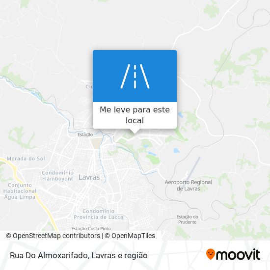 Rua Do Almoxarifado mapa