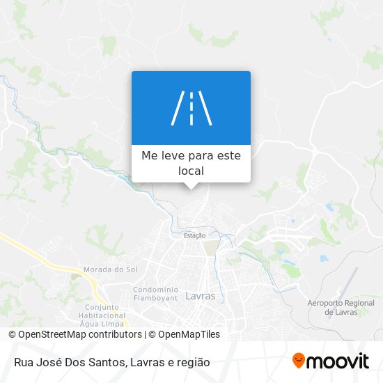 Rua José Dos Santos mapa