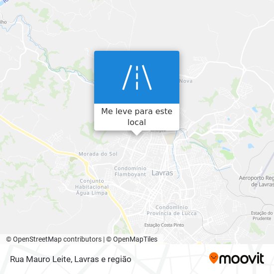 Rua Mauro Leite mapa
