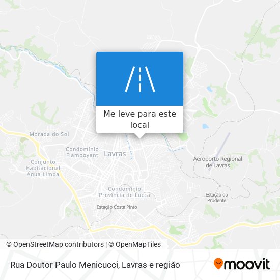 Rua Doutor Paulo Menicucci mapa