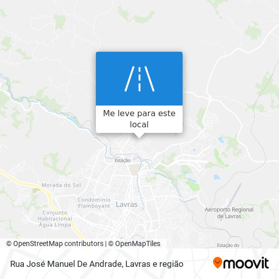 Rua José Manuel De Andrade mapa