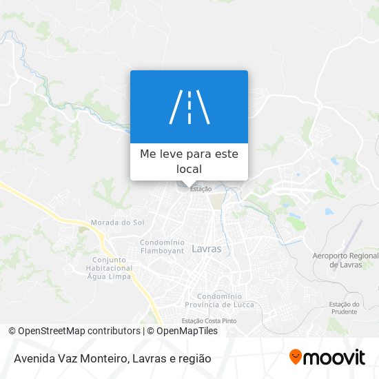 Avenida Vaz Monteiro mapa