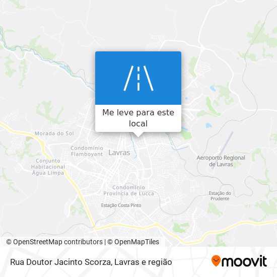 Rua Doutor Jacinto Scorza mapa