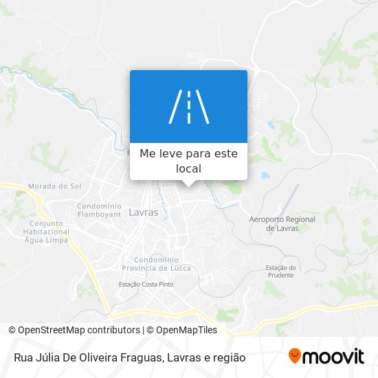 Rua Júlia De Oliveira Fraguas mapa