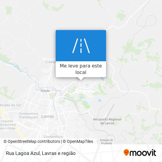 Rua Lagoa Azul mapa