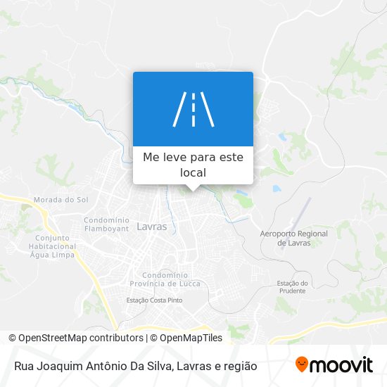 Rua Joaquim Antônio Da Silva mapa