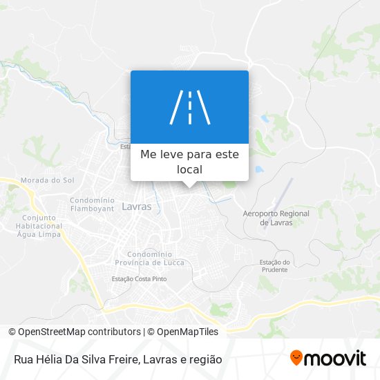 Rua Hélia Da Silva Freire mapa