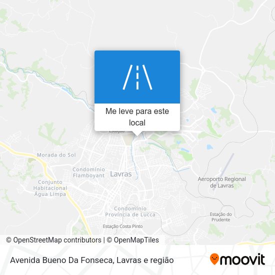Avenida Bueno Da Fonseca mapa