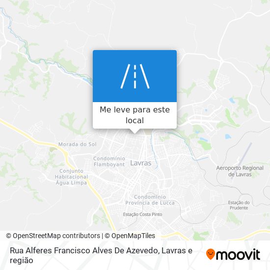 Rua Alferes Francisco Alves De Azevedo mapa