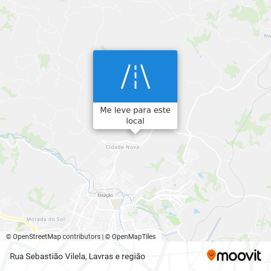 Rua Sebastião Vilela mapa
