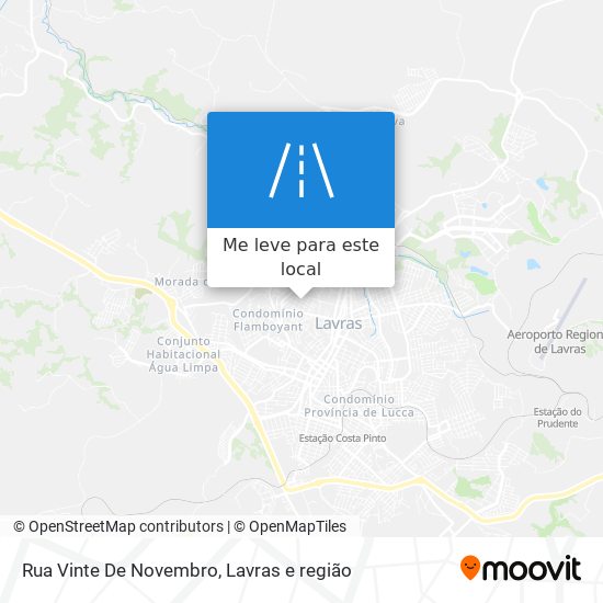 Rua Vinte De Novembro mapa