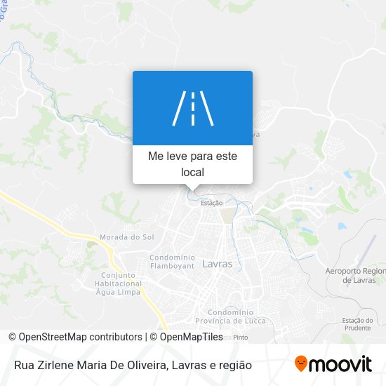 Rua Zirlene Maria De Oliveira mapa