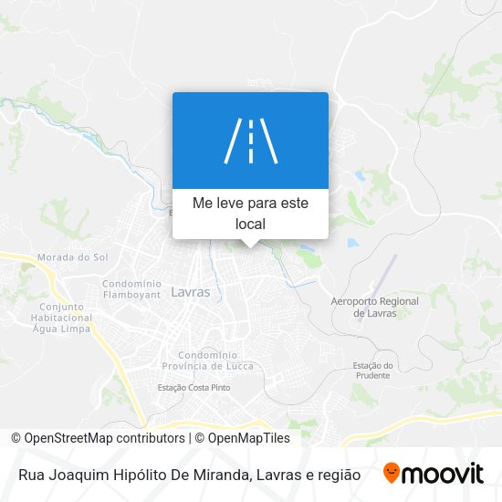 Rua Joaquim Hipólito De Miranda mapa