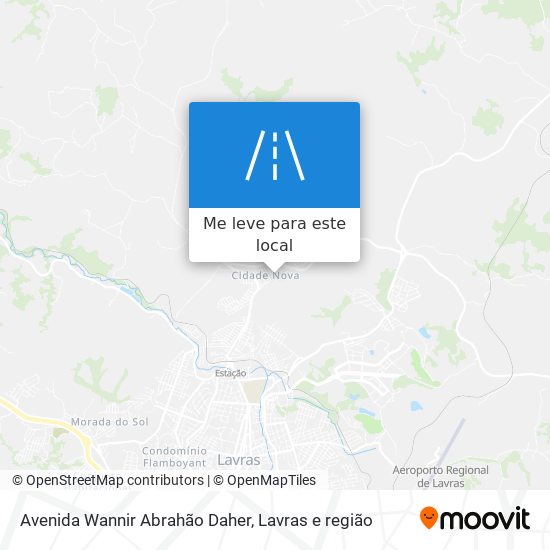 Avenida Wannir Abrahão Daher mapa