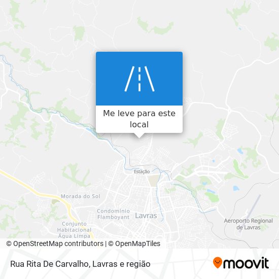 Rua Rita De Carvalho mapa