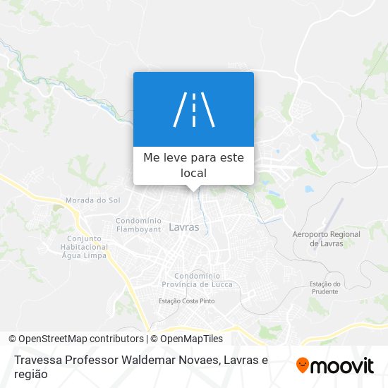 Travessa Professor Waldemar Novaes mapa