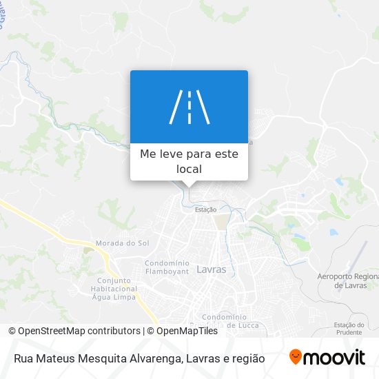 Rua Mateus Mesquita Alvarenga mapa