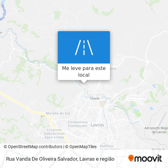 Rua Vanda De Oliveira Salvador mapa