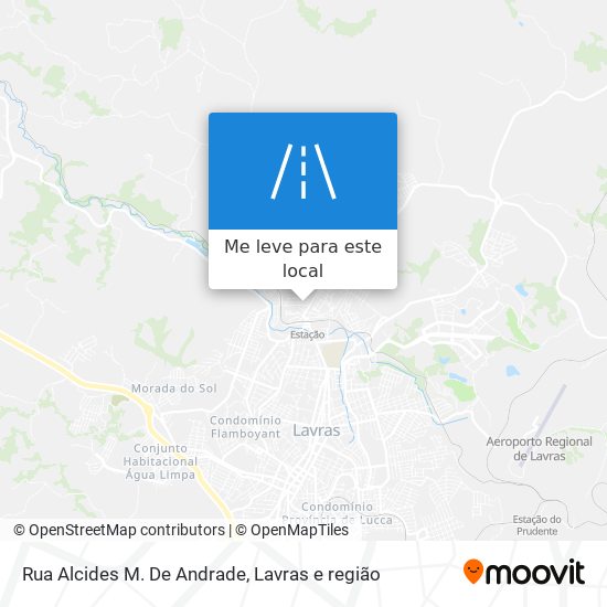 Rua Alcides M. De Andrade mapa