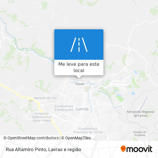 Rua Altamiro Pinto mapa