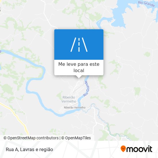 Rua A mapa