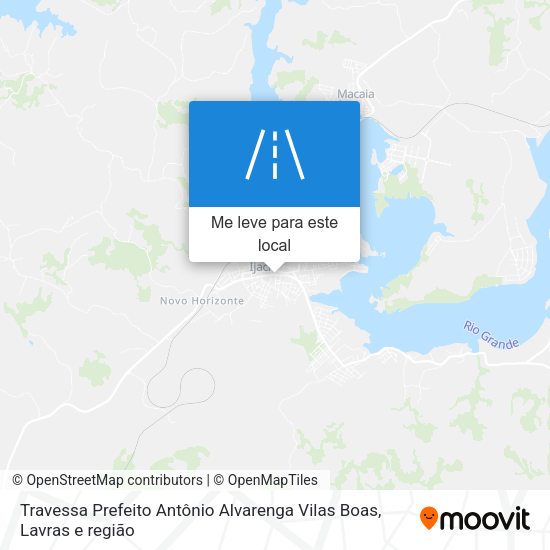 Travessa Prefeito Antônio Alvarenga Vilas Boas mapa