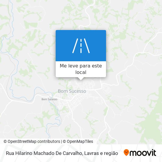 Rua Hilarino Machado De Carvalho mapa