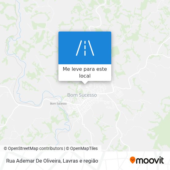Rua Ademar De Oliveira mapa