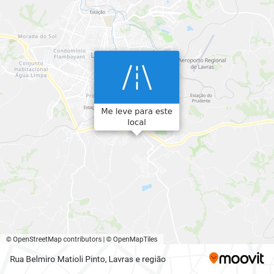 Rua Belmiro Matioli Pinto mapa