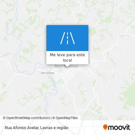 Rua Afonso Avelar mapa