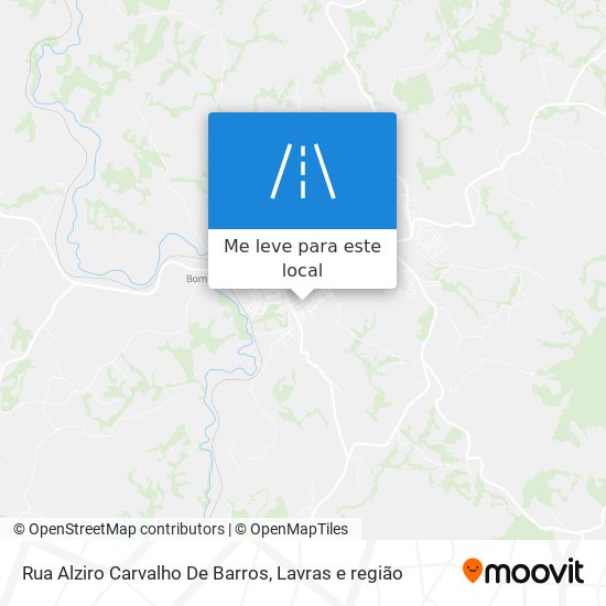 Rua Alziro Carvalho De Barros mapa