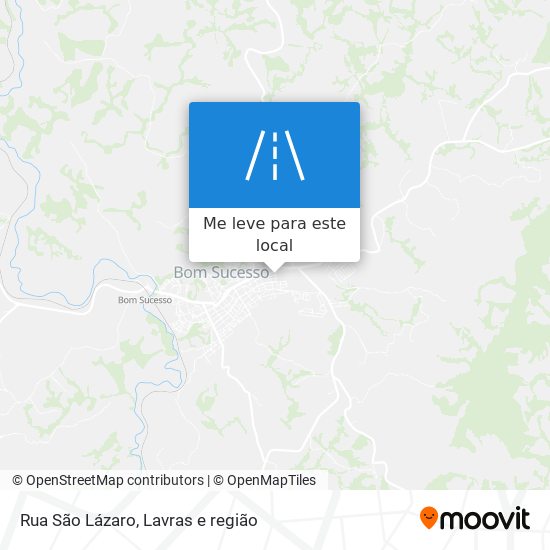 Rua São Lázaro mapa