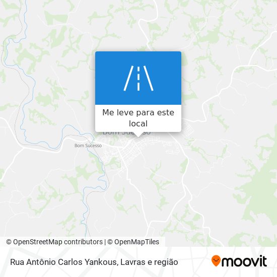 Rua Antônio Carlos Yankous mapa