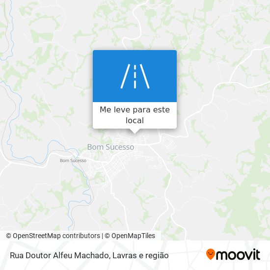 Rua Doutor Alfeu Machado mapa