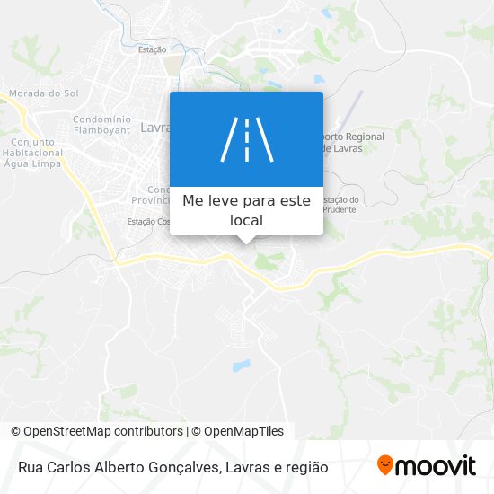 Rua Carlos Alberto Gonçalves mapa