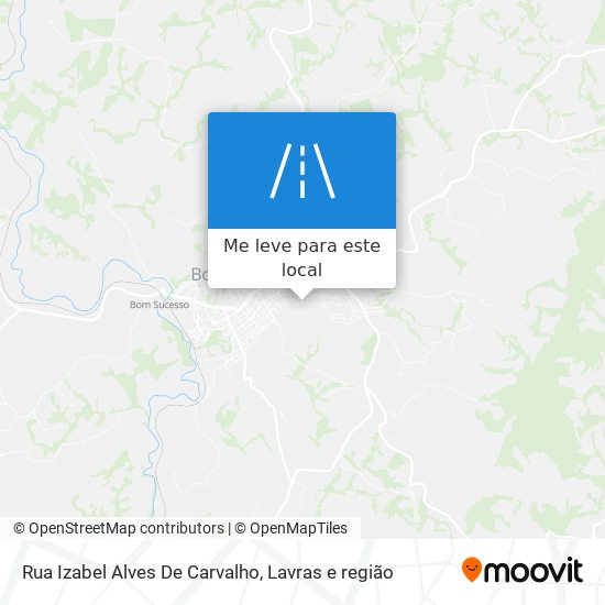 Rua Izabel Alves De Carvalho mapa