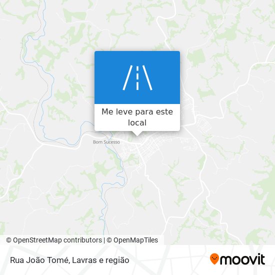 Rua João Tomé mapa
