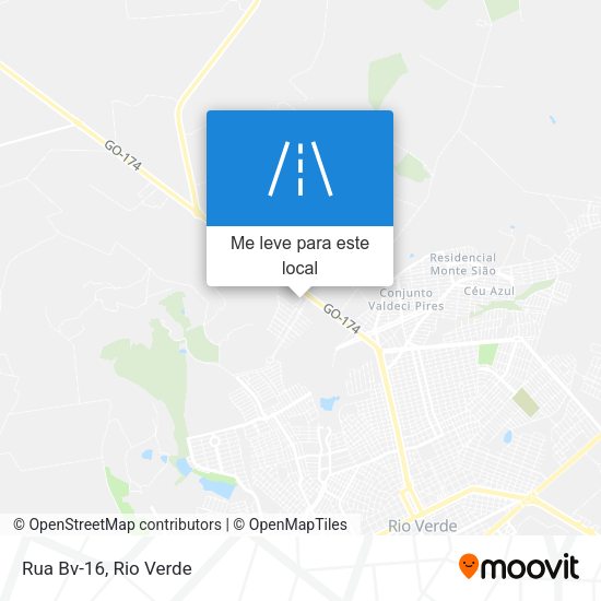 Rua Bv-16 mapa