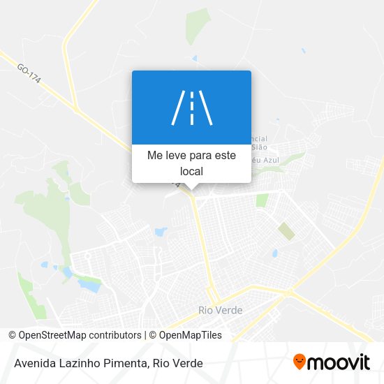 Avenida Lazinho Pimenta mapa